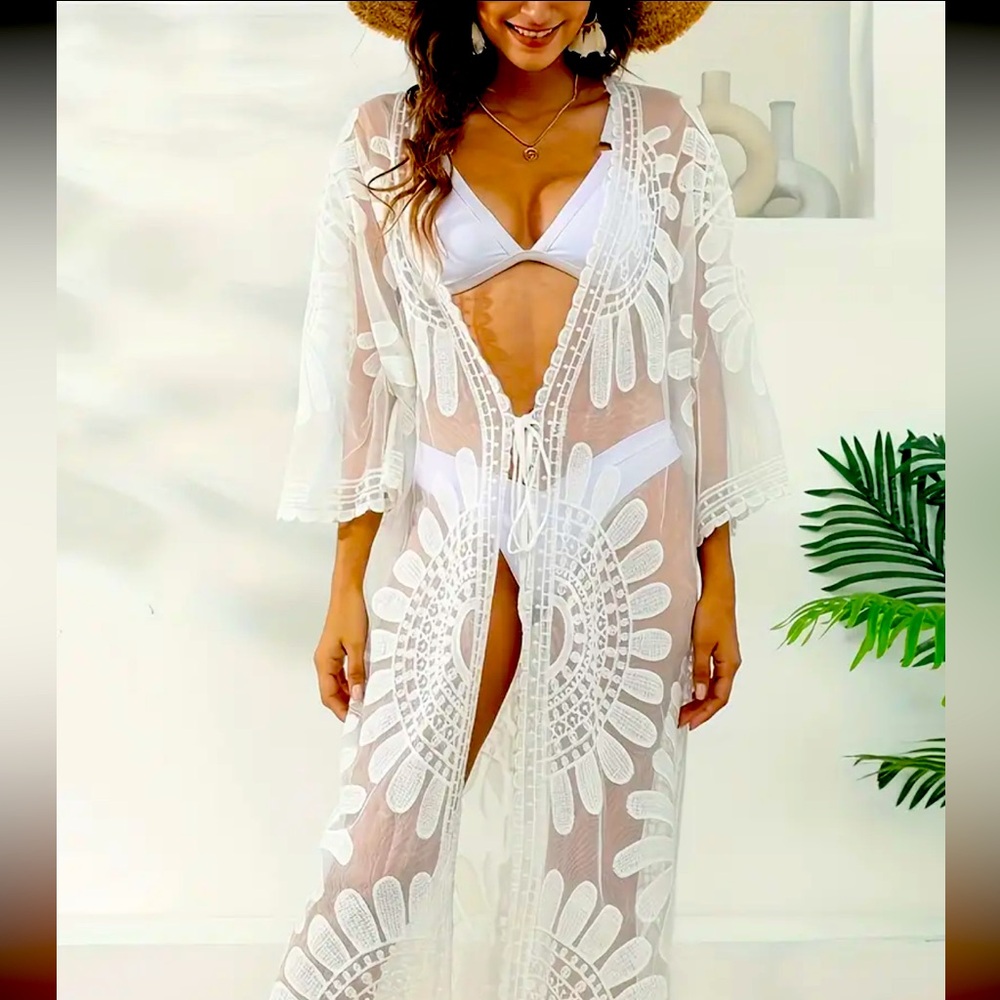 Boho beach cover up
